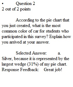 Chapter 2 Excel Quiz